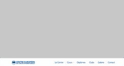 Desktop Screenshot of centreeuropeen.com